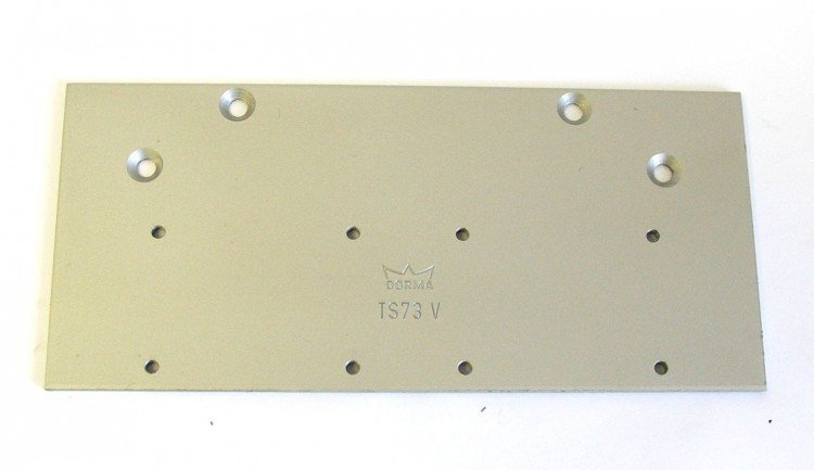 Deska montážní plochá TS 73 7359 stříbrná DOPRODEJ - Zavírače, zvedací a vázací technika Zavírače dveřní Zavírač dveřní ND a přísl.